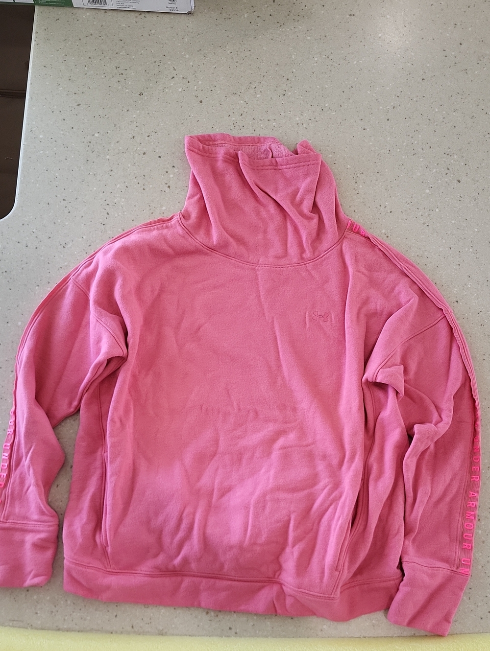 Under Armour Women's Pink Funnelneck Pullover